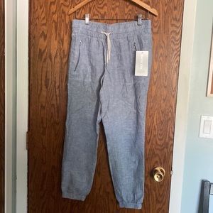 Athleta Cabo linen jogger NWT